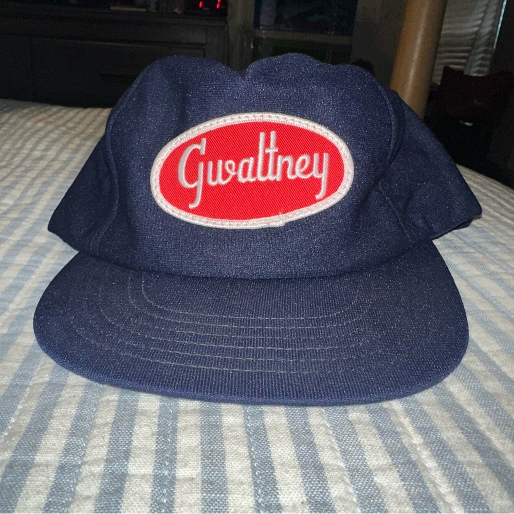 Vintage Gwaltney Patch Racing Trucker Hat Logo Snapback
